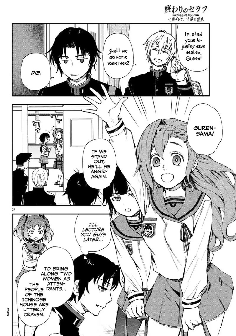 Owari No Seraph Ichinose Guren 16 Sai No Catastrophe Chapter 3 Page 28