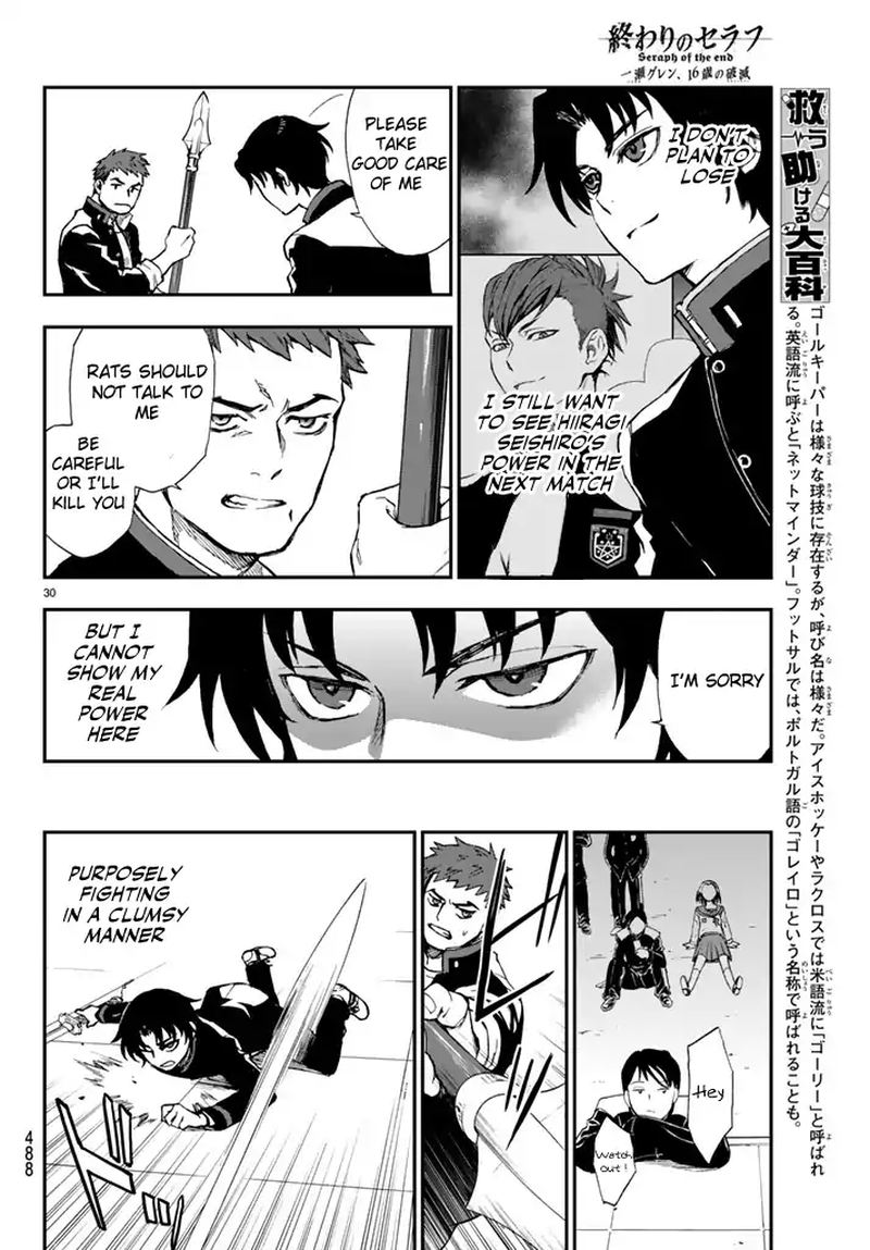 Owari No Seraph Ichinose Guren 16 Sai No Catastrophe Chapter 4 Page 30