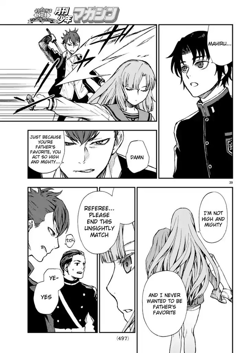 Owari No Seraph Ichinose Guren 16 Sai No Catastrophe Chapter 4 Page 39