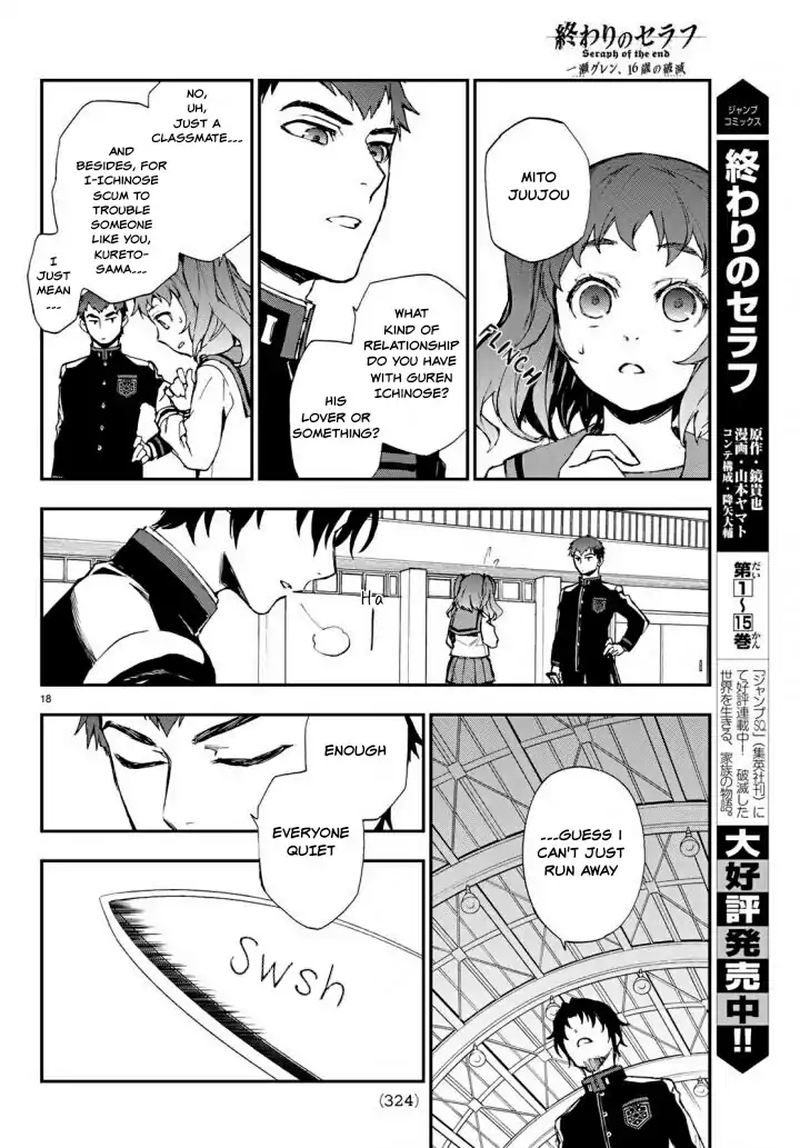 Owari No Seraph Ichinose Guren 16 Sai No Catastrophe Chapter 8 Page 18