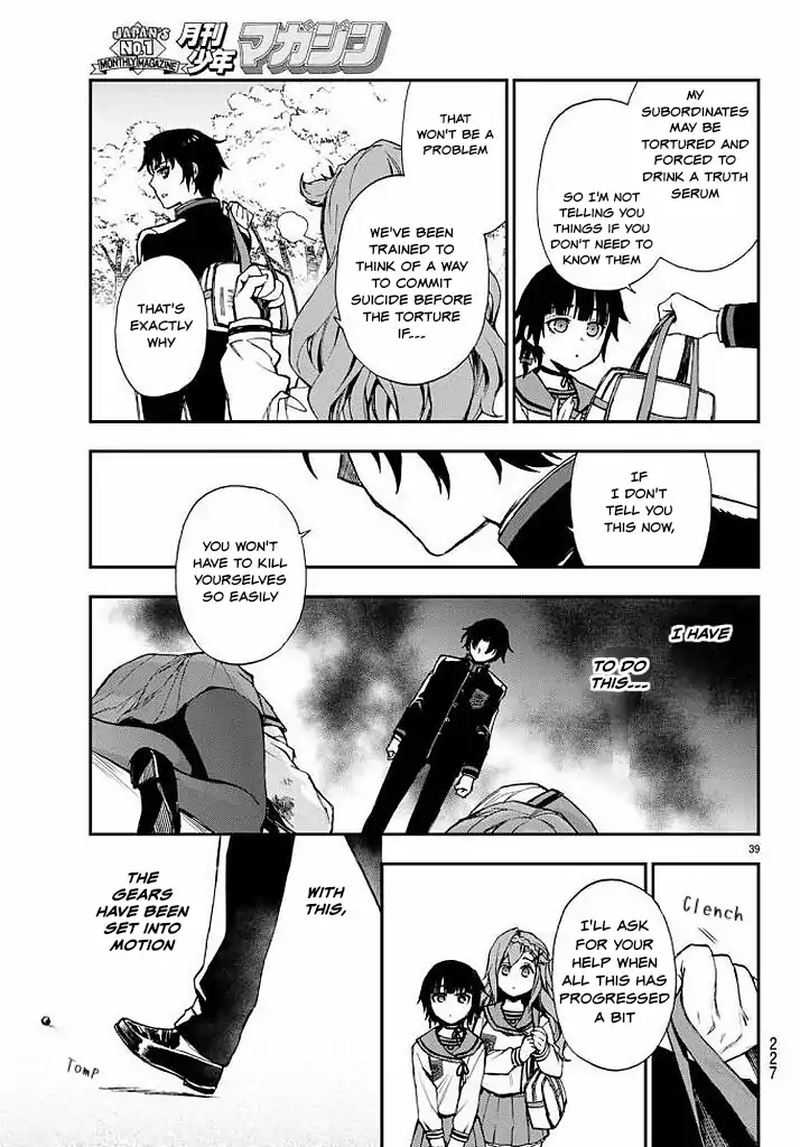 Owari No Seraph Ichinose Guren 16 Sai No Catastrophe Chapter 9 Page 39