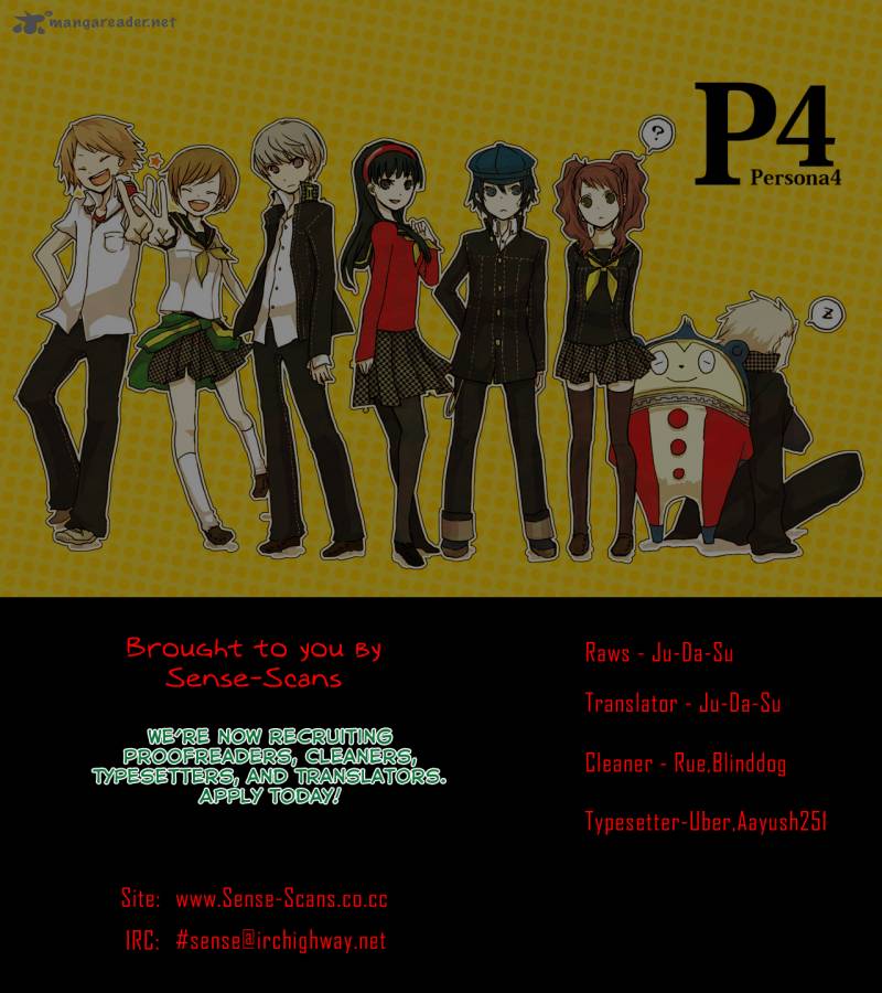 Persona 4 Chapter 10 Page 1