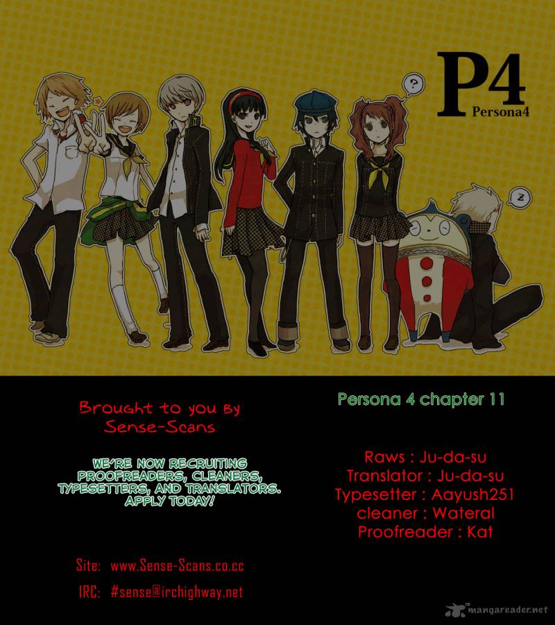 Persona 4 Chapter 11 Page 1
