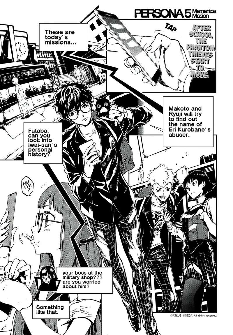 Persona 5 Mementos Mission Chapter 9 Page 1