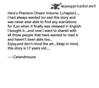 Phantom Dream Chapter 1 Page 1