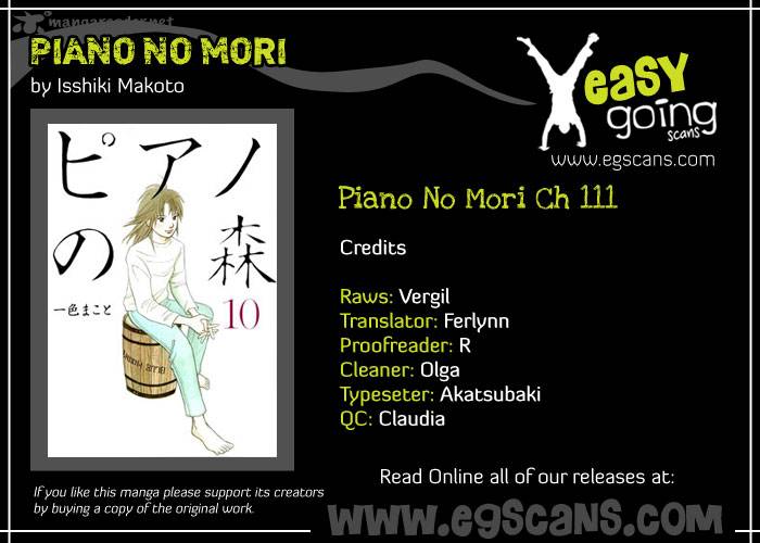Piano No Mori Chapter 111 Page 1