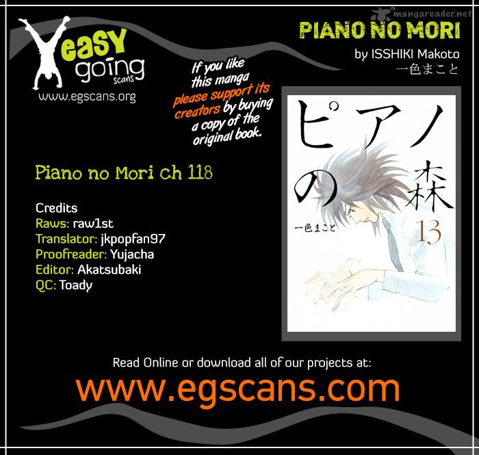 Piano No Mori Chapter 118 Page 1