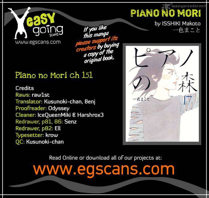 Piano No Mori Chapter 151 Page 1