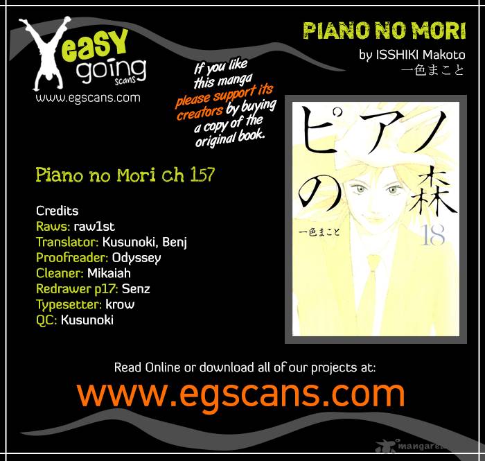 Piano No Mori Chapter 157 Page 1