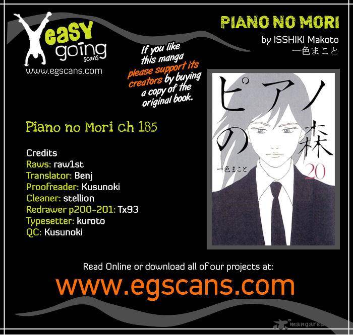 Piano No Mori Chapter 185 Page 1