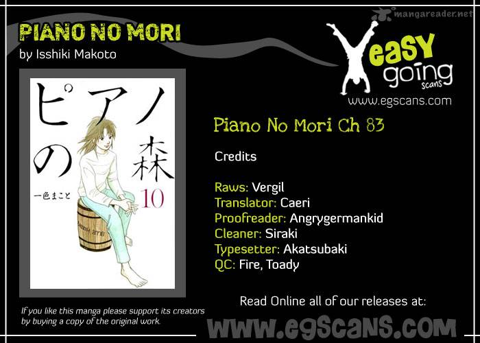 Piano No Mori Chapter 83 Page 1