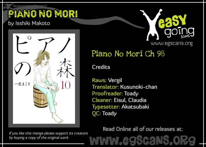 Piano No Mori Chapter 98 Page 1
