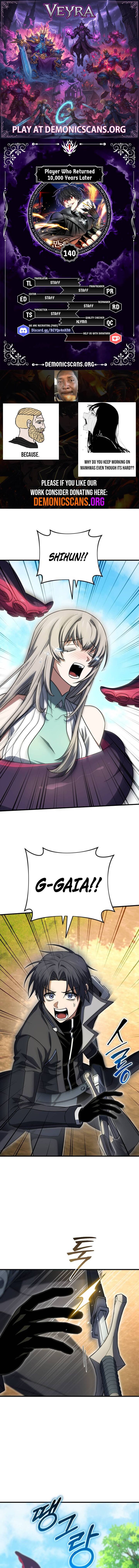 Player Who Returned 10000 Years Later Chapter 140 Page 1