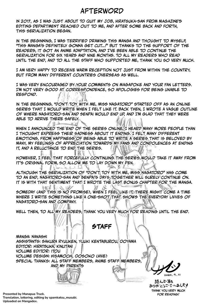 Please Dont Bully Me Nagatoro Chapter 154e Page 14