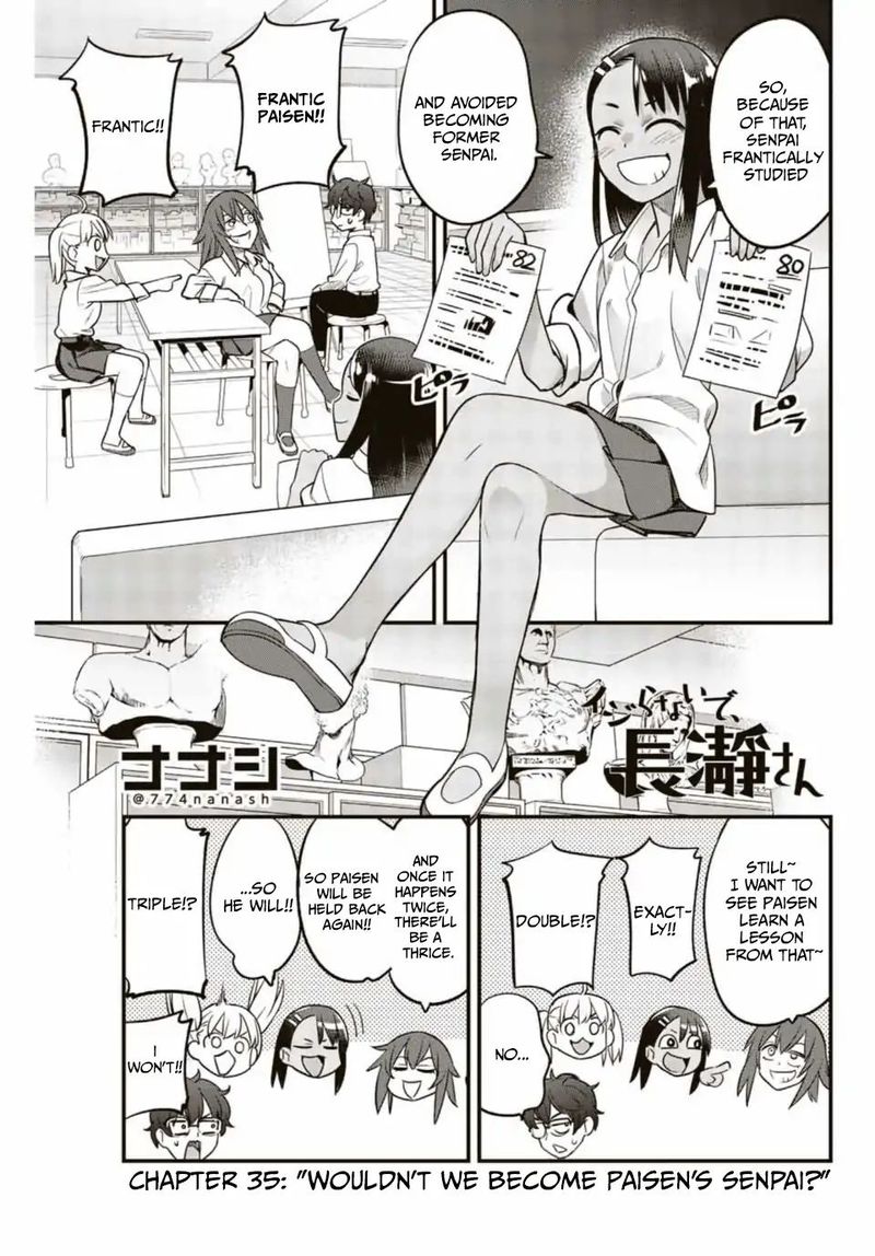 Please Dont Bully Me Nagatoro Chapter 35 Page 1