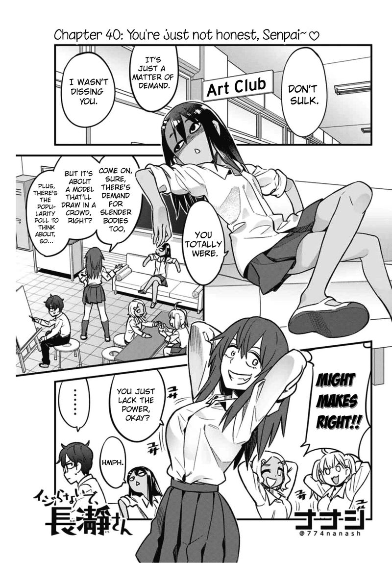 Please Dont Bully Me Nagatoro Chapter 40 Page 1