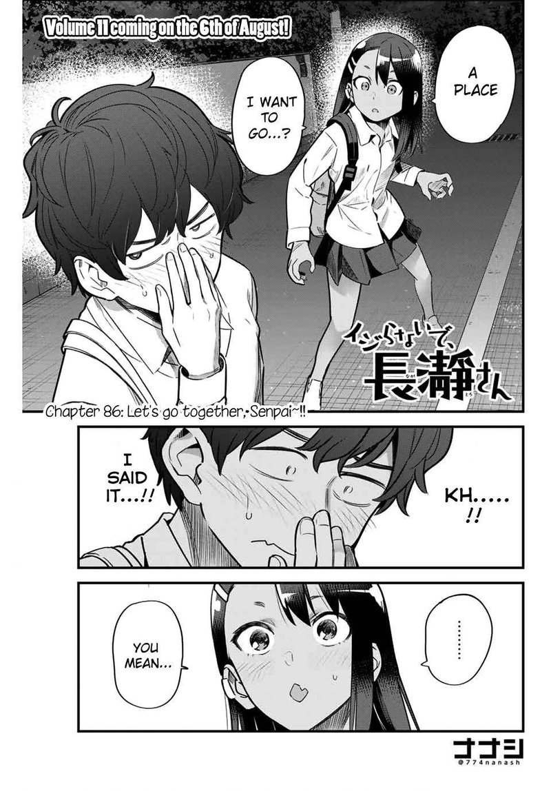 Please Dont Bully Me Nagatoro Chapter 86 Page 1