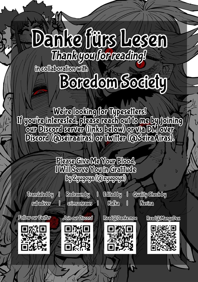 Please Give Me Your Blood I Will Serve You In Gratitude Chapter 43 Page 11