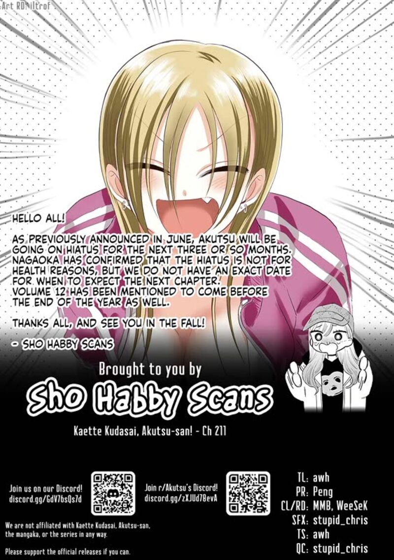 Please Go Home Akutsu San Chapter 211 Page 13