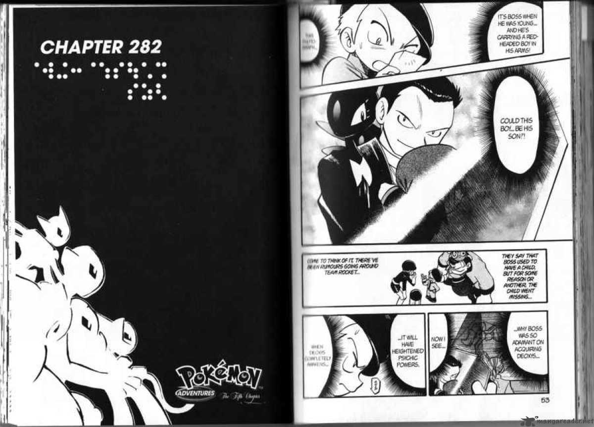 Pokemon Adventures Chapter 282 Page 1