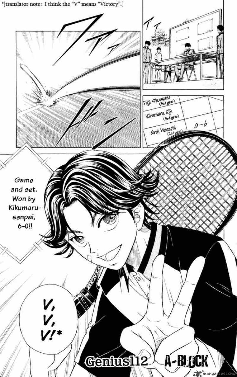 Prince Of Tennis Chapter 112 Page 1