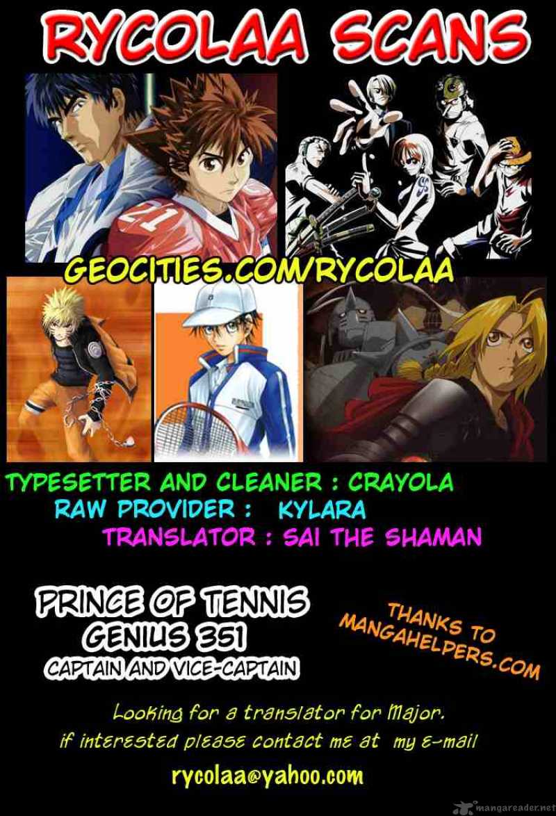 Prince Of Tennis Chapter 351 Page 16