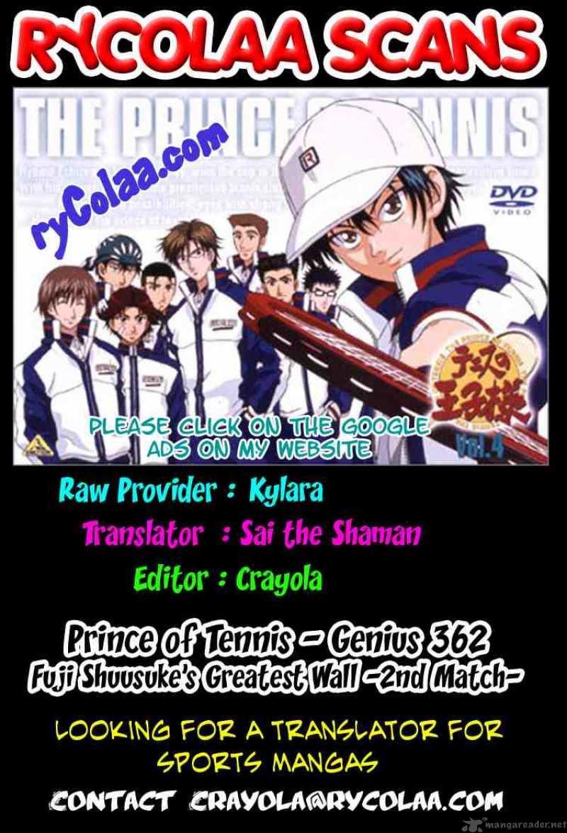 Prince Of Tennis Chapter 362 Page 15