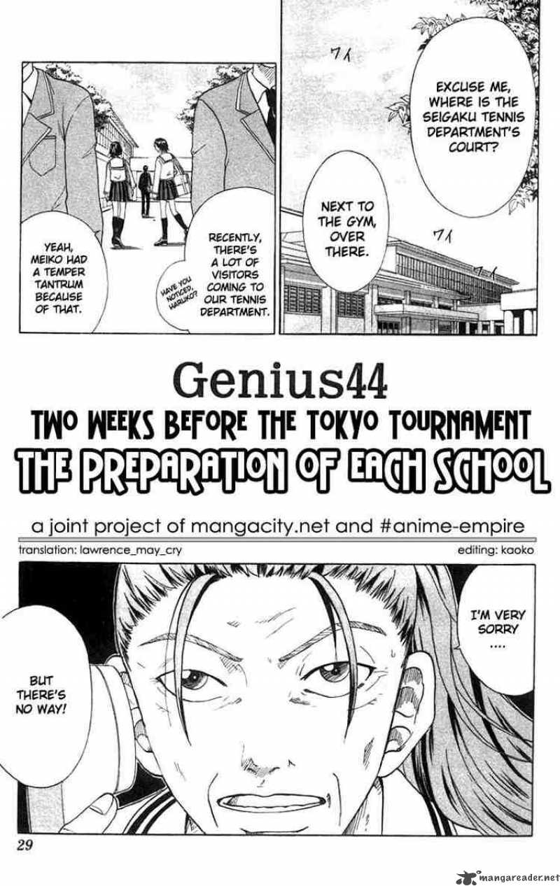 Prince Of Tennis Chapter 44 Page 1