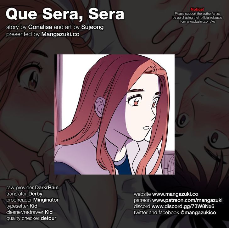 Que Sera Sera Chapter 62 Page 1