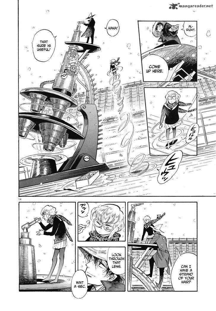 Ran To HaIIro No Sekai Chapter 36 Page 14