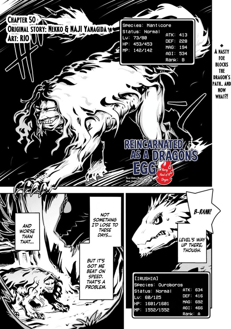 Reincarnated As A Dragon Hatchling Chapter 50 Page 1