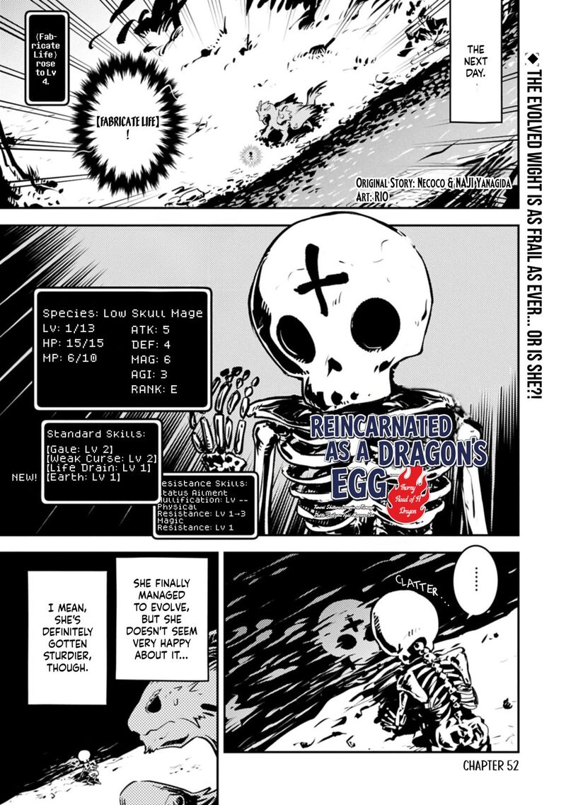 Reincarnated As A Dragon Hatchling Chapter 52a Page 1