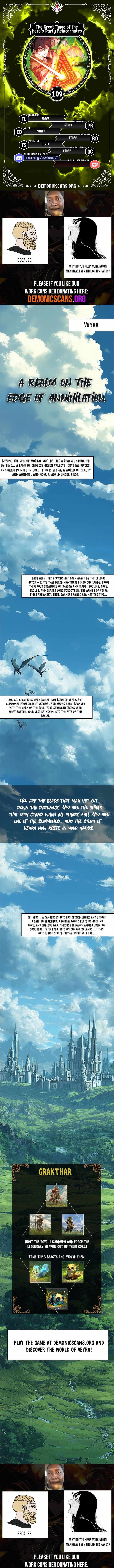 Reincarnation Of The Hero Party Archmage Chapter 109 Page 1