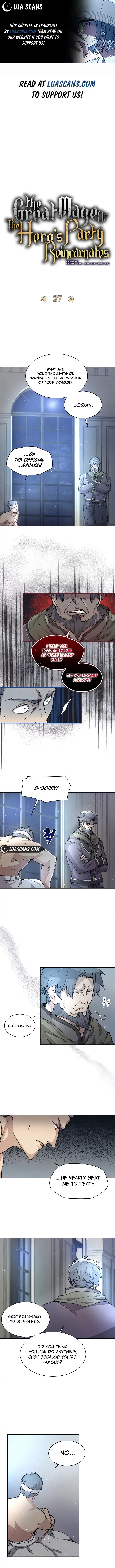 Reincarnation Of The Hero Party Archmage Chapter 27 Page 1