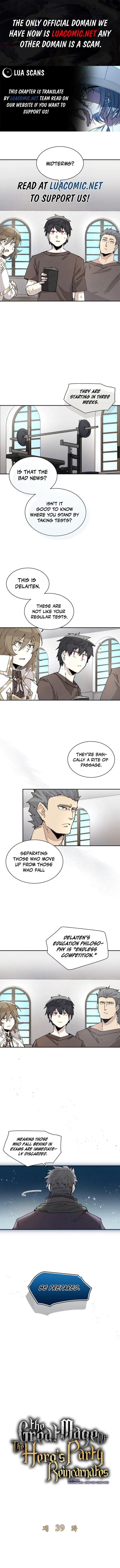 Reincarnation Of The Hero Party Archmage Chapter 39 Page 1
