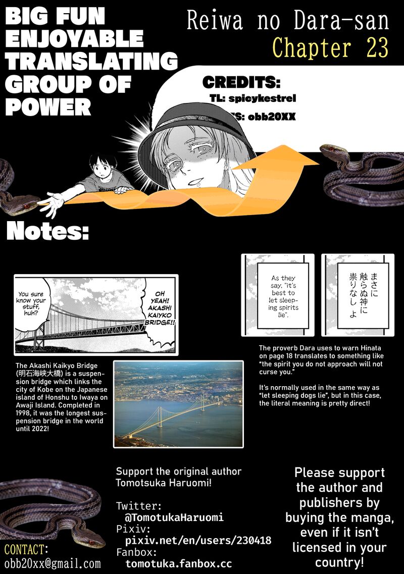 Reiwa No Dara San Chapter 23 Page 23