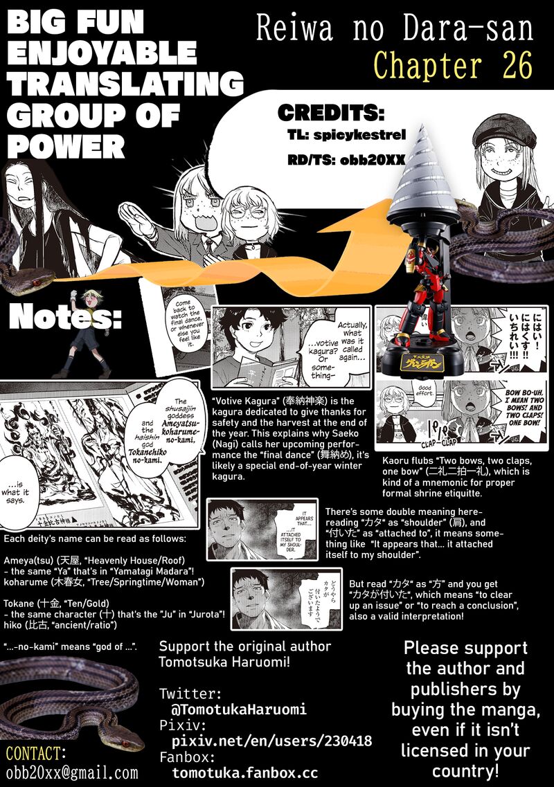 Reiwa No Dara San Chapter 26 Page 26