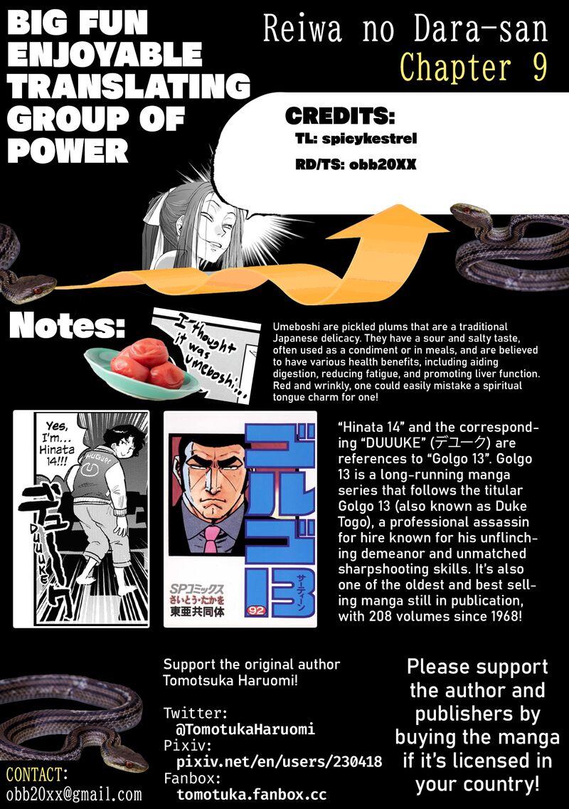 Reiwa No Dara San Chapter 9 Page 23
