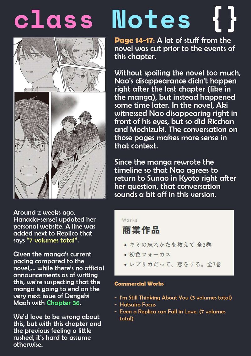 Replica Datte Koi O Suru Chapter 35 Page 27