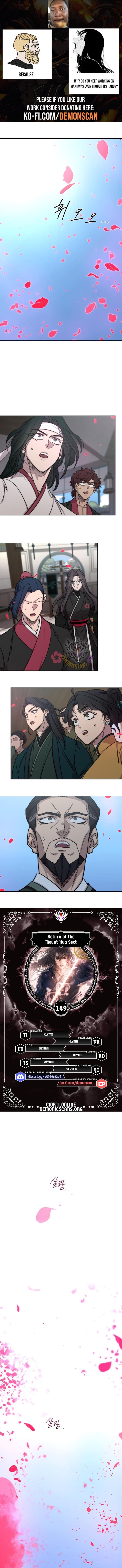 Return Of The Mount Hua Sect Chapter 149 Page 1
