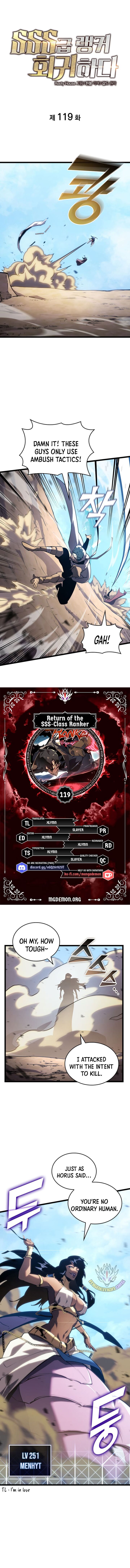 Return Of The Sss Class Ranker Chapter 119 Page 1