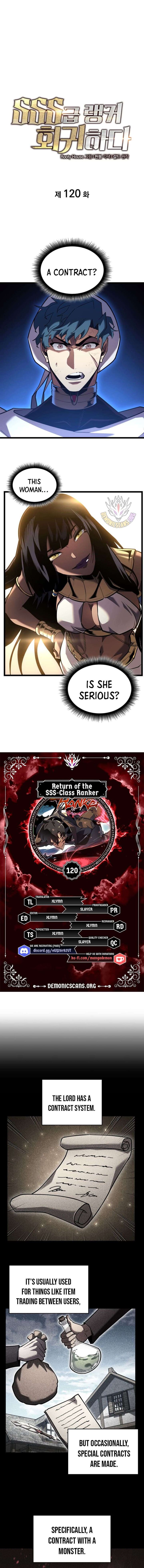 Return Of The Sss Class Ranker Chapter 120 Page 1