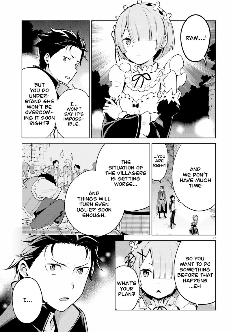 Rezero Kara Hajimeru Isekai Seikatsu Dai 4 Shou SeIIki To Gouyoku No Majo Chapter 11 Page 27