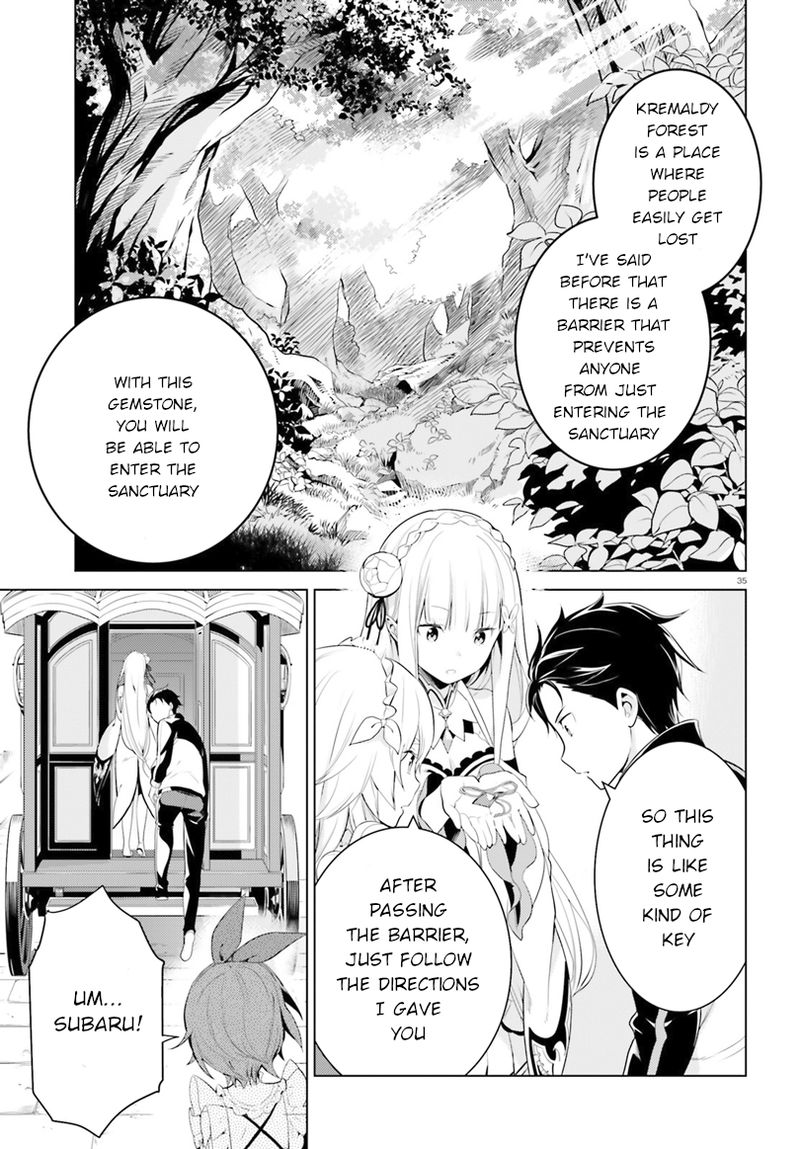 Rezero Kara Hajimeru Isekai Seikatsu Dai 4 Shou SeIIki To Gouyoku No Majo Chapter 2 Page 35