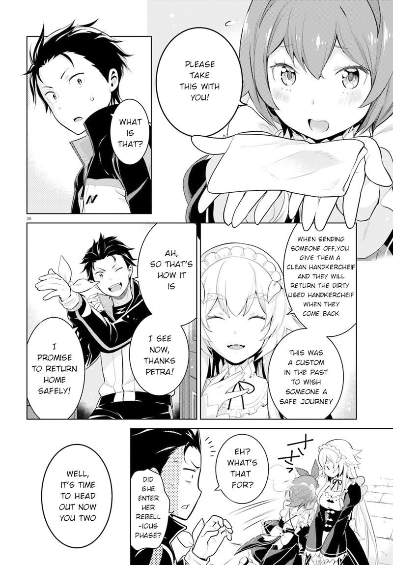 Rezero Kara Hajimeru Isekai Seikatsu Dai 4 Shou SeIIki To Gouyoku No Majo Chapter 2 Page 36