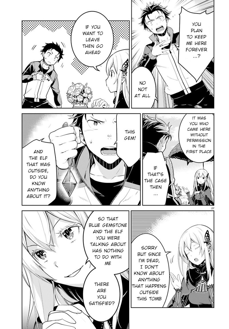 Rezero Kara Hajimeru Isekai Seikatsu Dai 4 Shou SeIIki To Gouyoku No Majo Chapter 3 Page 27