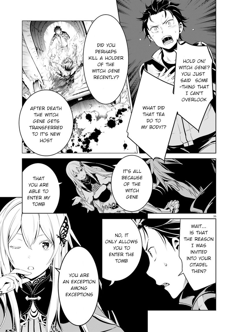 Rezero Kara Hajimeru Isekai Seikatsu Dai 4 Shou SeIIki To Gouyoku No Majo Chapter 3 Page 34