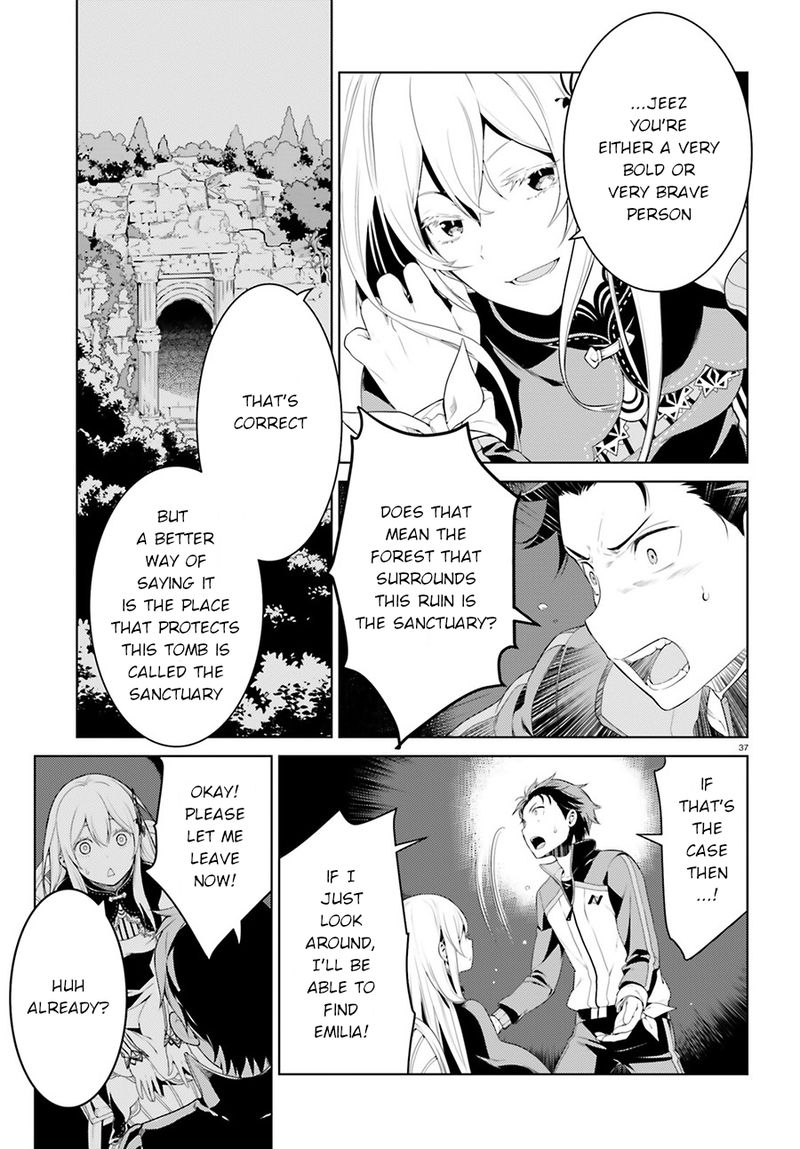 Rezero Kara Hajimeru Isekai Seikatsu Dai 4 Shou SeIIki To Gouyoku No Majo Chapter 3 Page 36