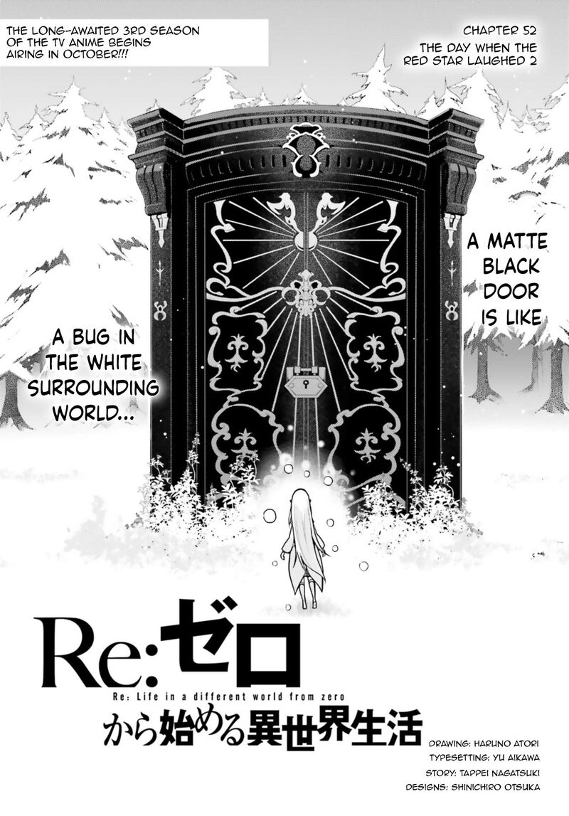 Rezero Kara Hajimeru Isekai Seikatsu Dai 4 Shou SeIIki To Gouyoku No Majo Chapter 52 Page 2