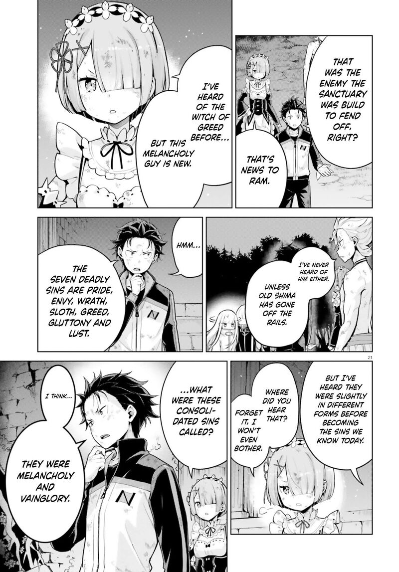 Rezero Kara Hajimeru Isekai Seikatsu Dai 4 Shou SeIIki To Gouyoku No Majo Chapter 56 Page 21